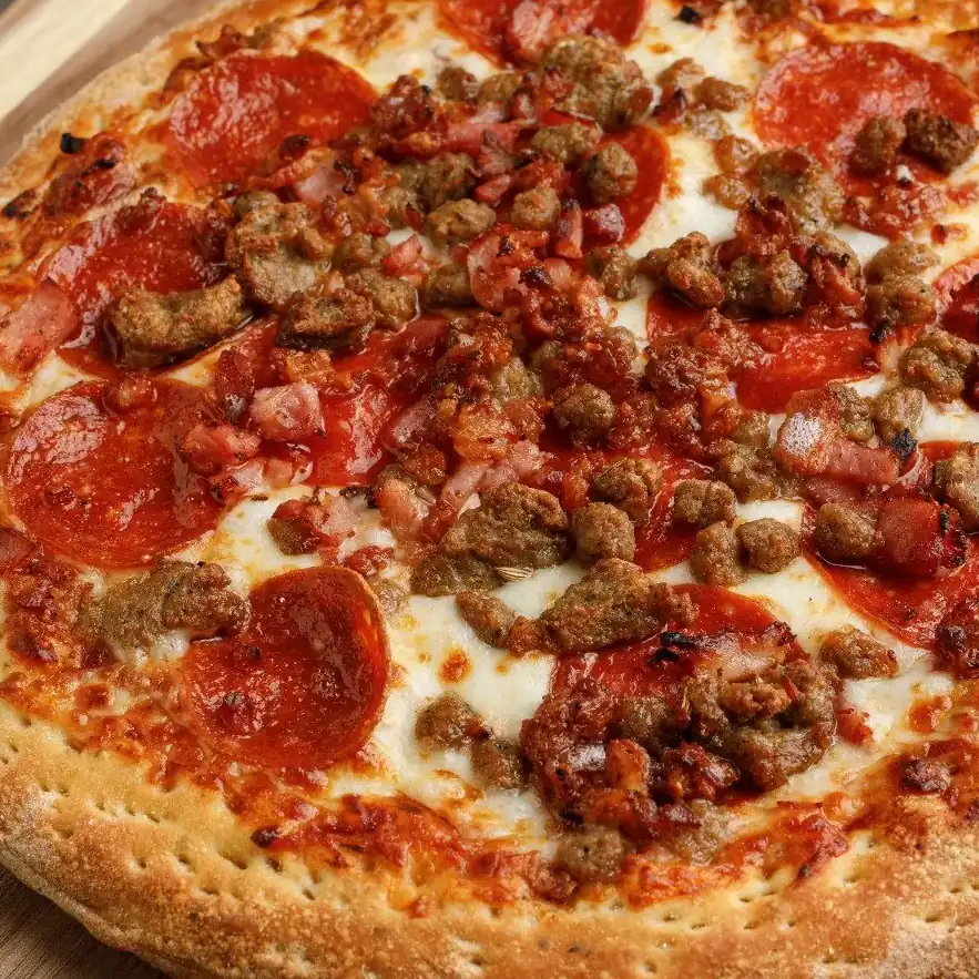 The Meatsa Guy on a thick crust